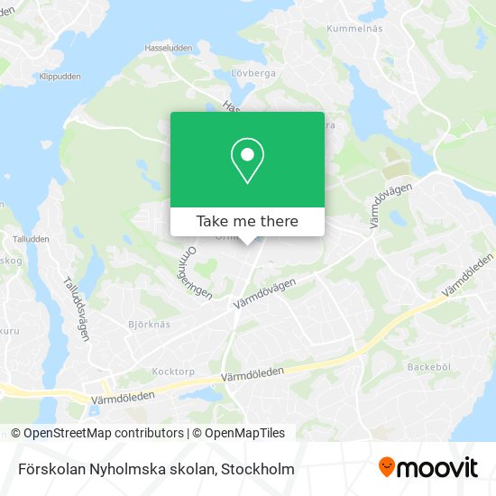 Förskolan Nyholmska skolan map