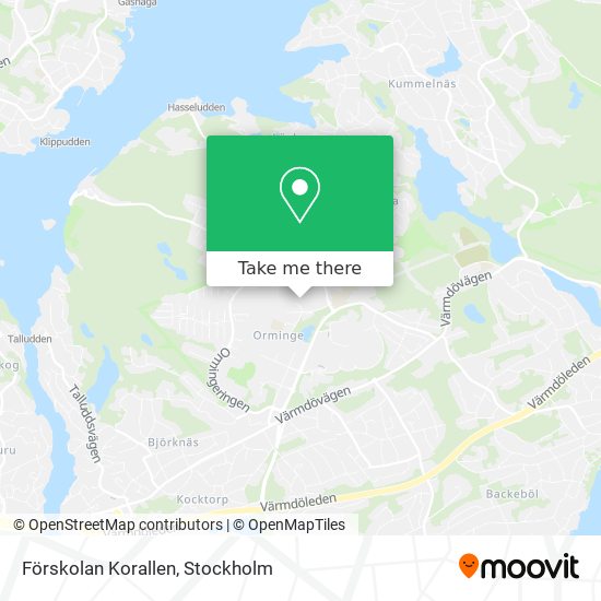 Förskolan Korallen map
