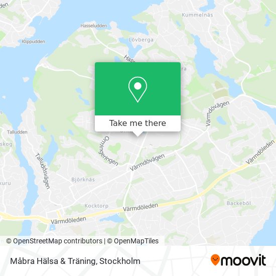 Måbra Hälsa & Träning map