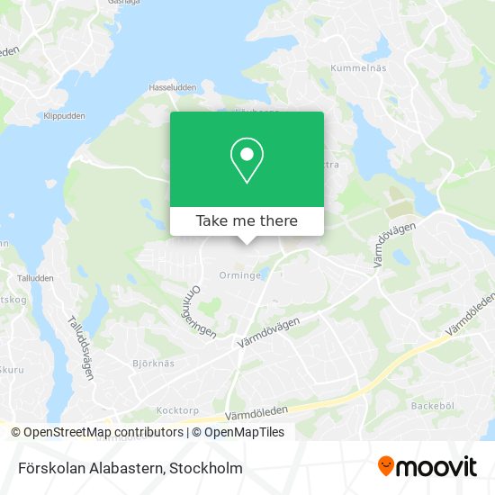 Förskolan Alabastern map