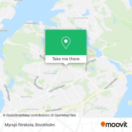 Myrsjö förskola map