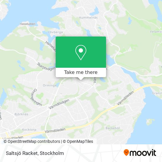 Saltsjö Racket map