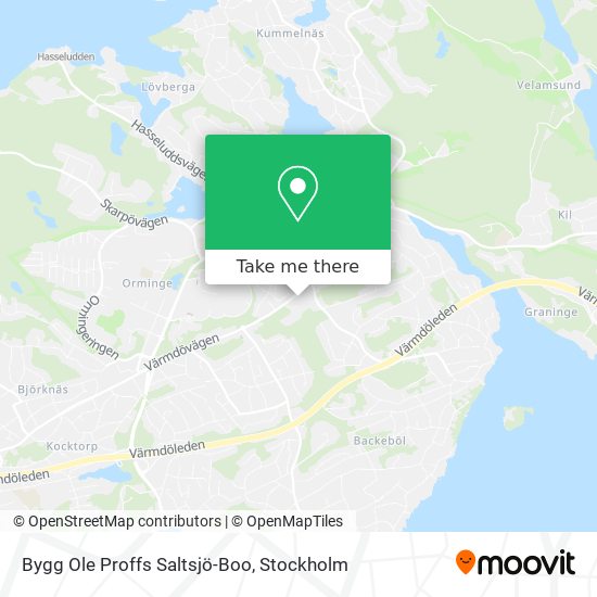 Bygg Ole Proffs Saltsjö-Boo map