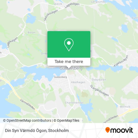 Din Syn Värmdö Ögon map