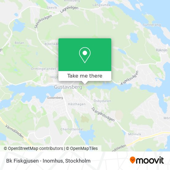 Bk Fiskgjusen - Inomhus map