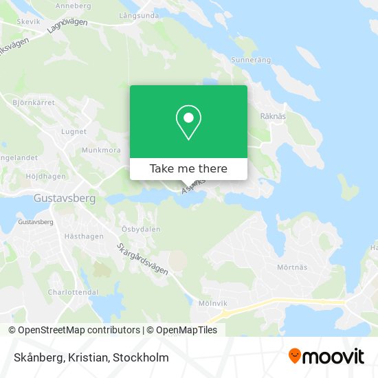 Skånberg, Kristian map