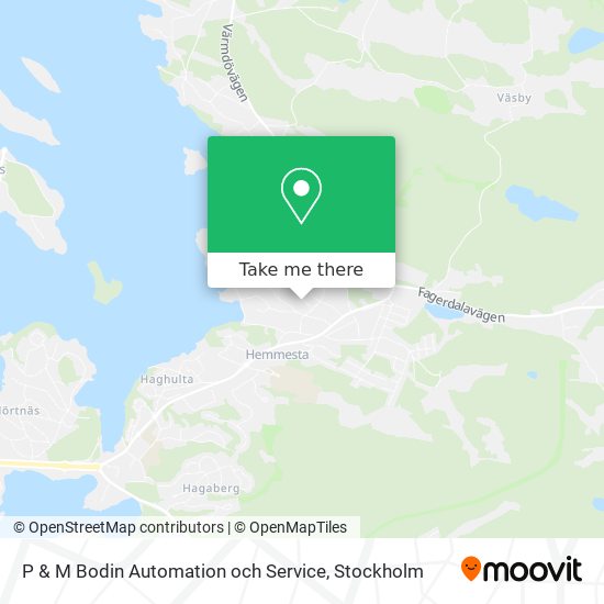 P & M Bodin Automation och Service map