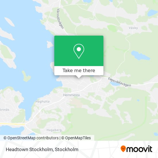 Headtown Stockholm map