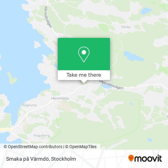 Smaka på Värmdö map