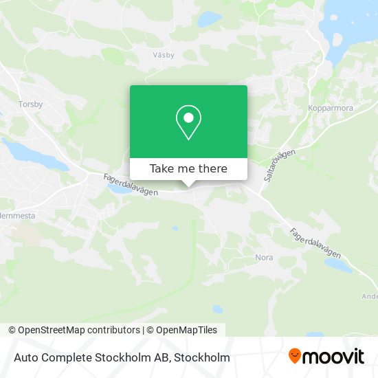 Auto Complete Stockholm AB map