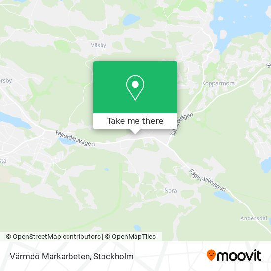 Värmdö Markarbeten map