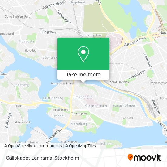 Sällskapet Länkarna map