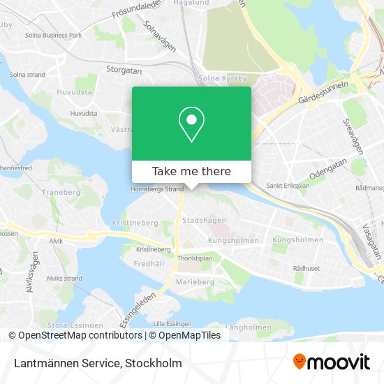 Lantmännen Service map