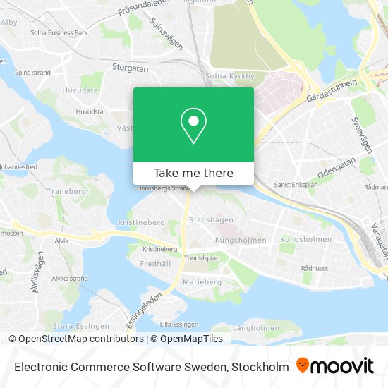 Electronic Commerce Software Sweden map