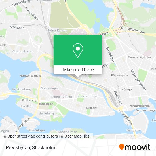 Pressbyrån map