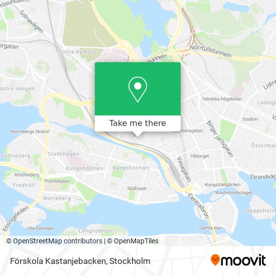 Förskola Kastanjebacken map