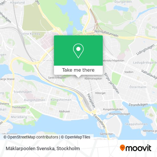 Mäklarpoolen Svenska map