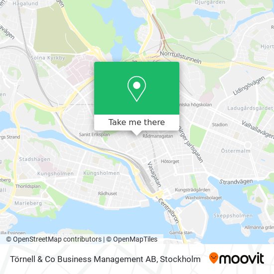 Törnell & Co Business Management AB map