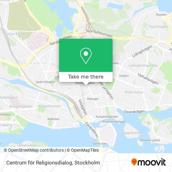 Centrum för Religionsdialog map