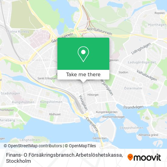 Finans- O Försäkringsbransch.Arbetslöshetskassa map