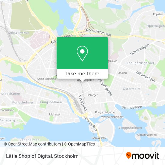 Little Shop of Digital map