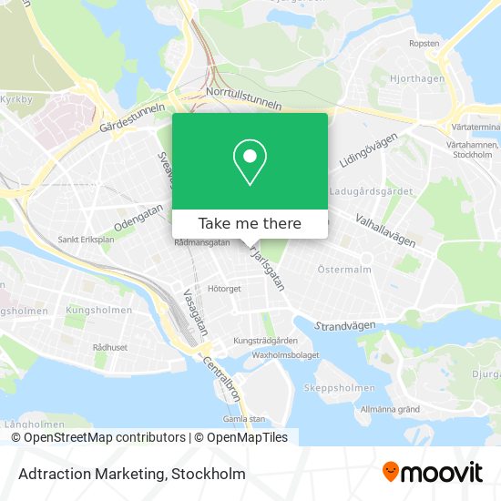 Adtraction Marketing map