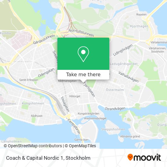 Coach & Capital Nordic 1 map