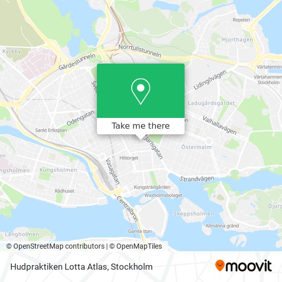 Hudpraktiken Lotta Atlas map