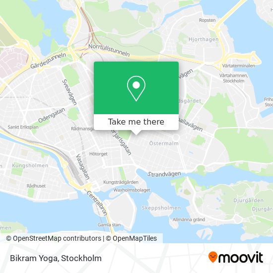 Bikram Yoga map