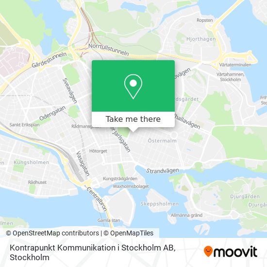 Kontrapunkt Kommunikation i Stockholm AB map