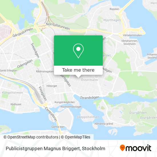 Publicistgruppen Magnus Briggert map