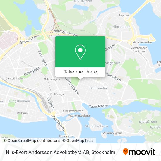 Nils-Evert Andersson Advokatbyrå AB map