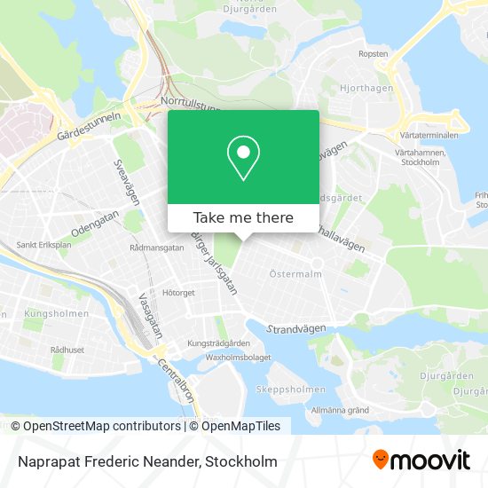 Naprapat Frederic Neander map