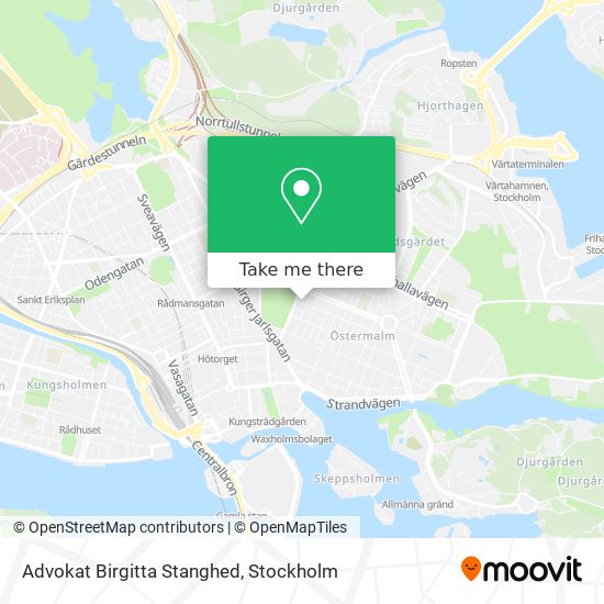 Advokat Birgitta Stanghed map