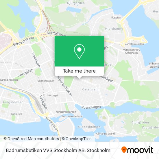Badrumsbutiken VVS Stockholm AB map