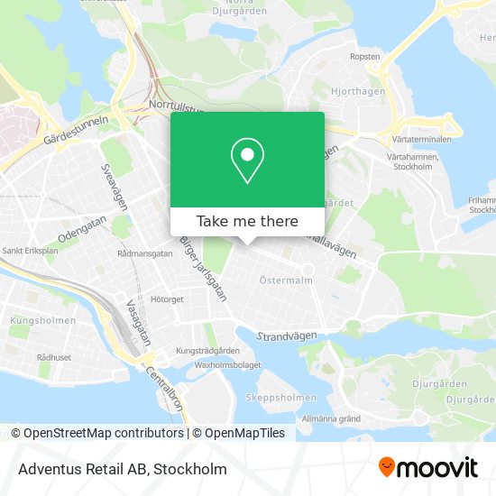 Adventus Retail AB map