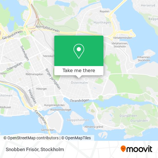 Snobben Frisör map