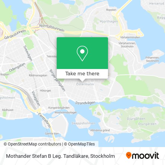 Mothander Stefan B Leg. Tandläkare map