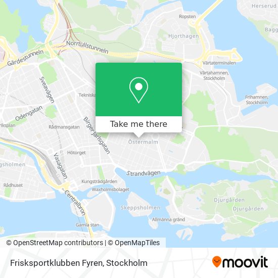 Frisksportklubben Fyren map