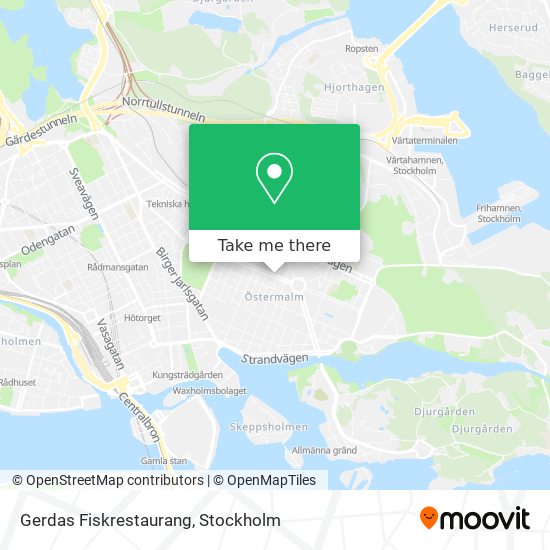 Gerdas Fiskrestaurang map
