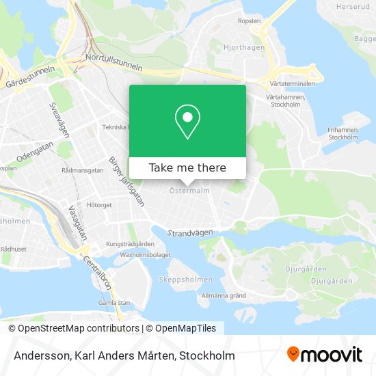 Andersson, Karl Anders Mårten map