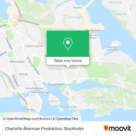 Charlotte Åkerman Produktion map