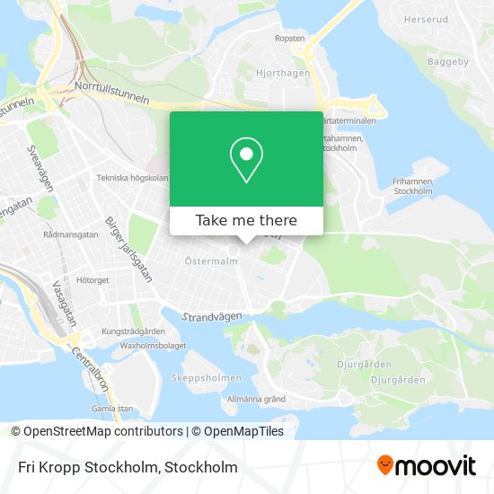 Fri Kropp Stockholm map