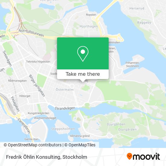 Fredrik Öhlin Konsulting map