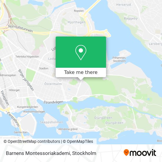 Barnens Montessoriakademi map