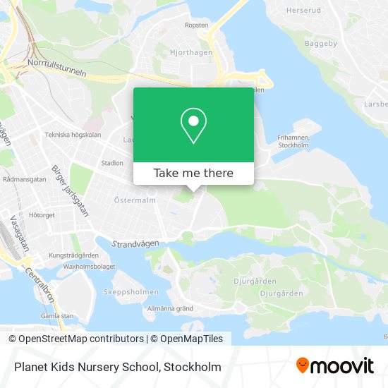 Planet Kids Nursery School map