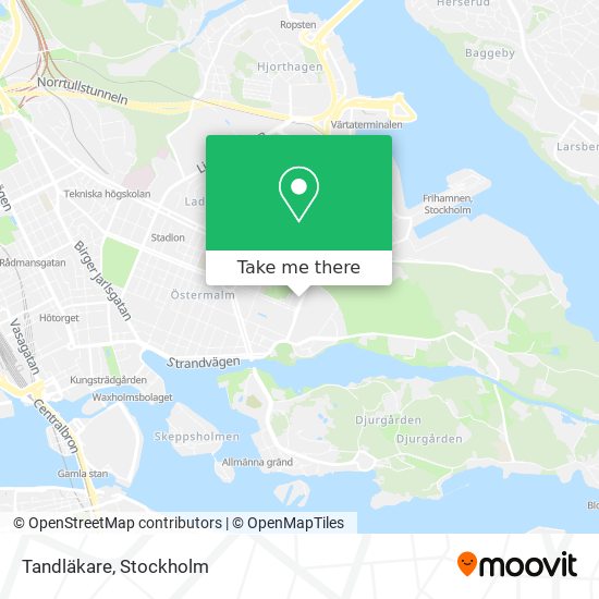 Tandläkare map