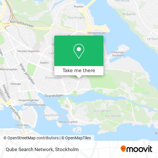 Qube Search Network map