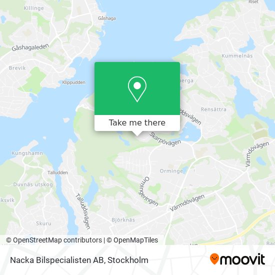 Nacka Bilspecialisten AB map