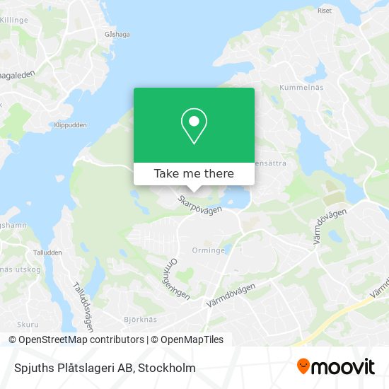 Spjuths Plåtslageri AB map